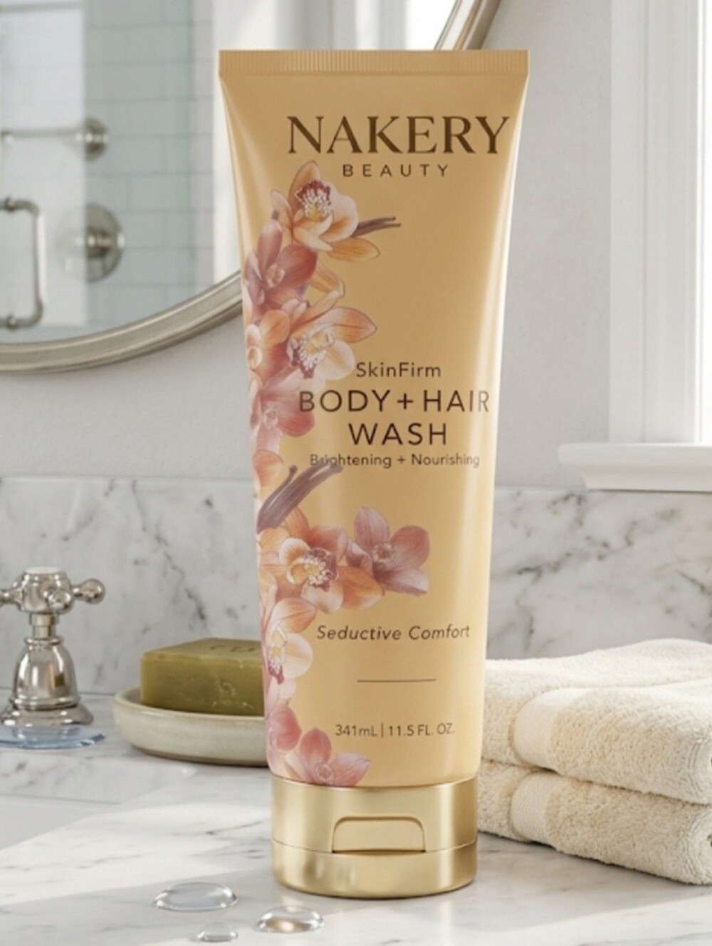 Nakery Beauty SkinFirm Body + Hair Wash — Love In Bloom - Picture 3 of 3